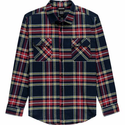 Short Sleeve Men's Sz M Burton Brighton Shacket Plaid