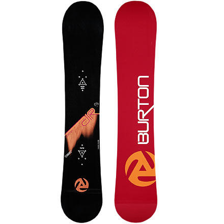 Burton スノーボード ブラック/オレンジ Burton Air Snowboard - Snowboard