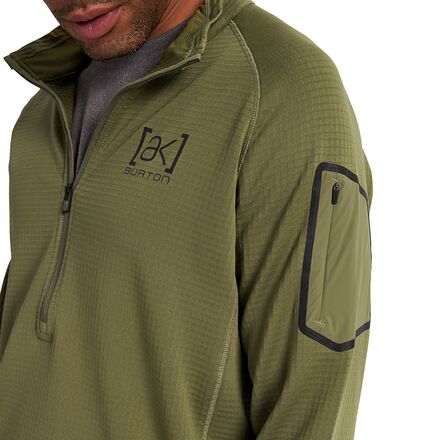 Burton AK Helium Grid Half-Zip Fleece - Men's - Clothing