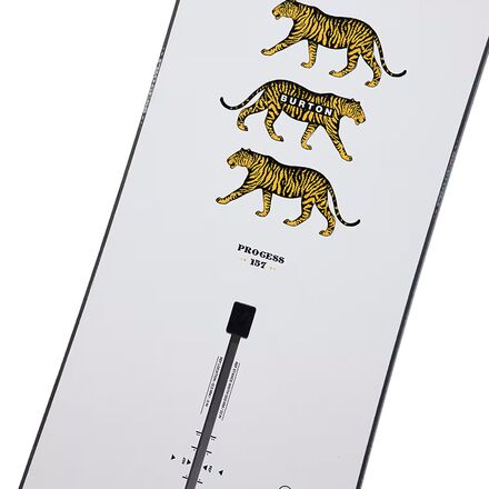 burton animal series snowboard Kids' Grom Flat Top Frostbite Edges hold when conditions get firm Burton Process Snowboard - 2025