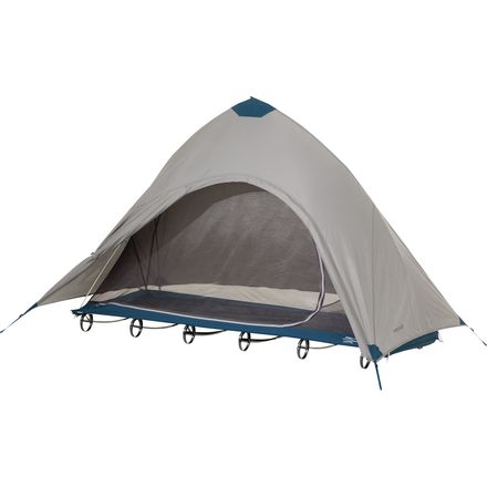 cot with tent attached
