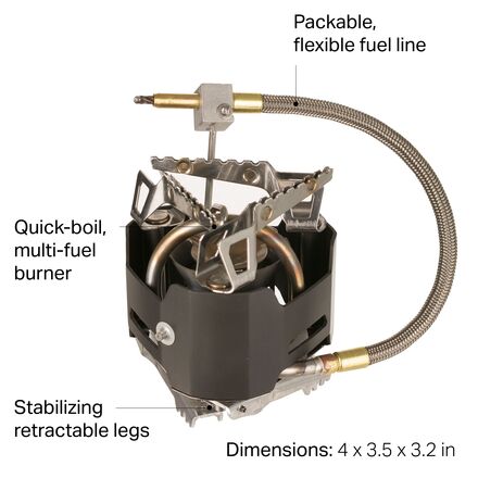MSR XGK EX Multi-Fuel Stove - Hike & Camp