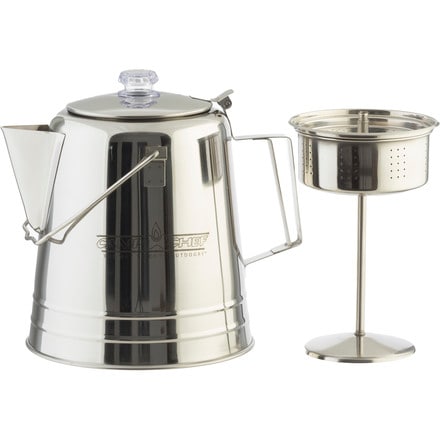 Coffee Percolator Camping, Durable Stainless Steel Camp Brewer Top, Camping  Coffee Pot for Outdoor Brew