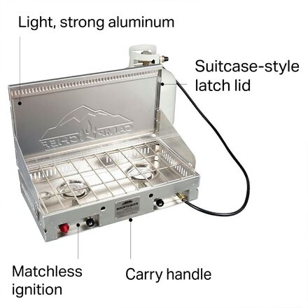 Camp Chef Mountaineer Aluminum Stove - Hike u0026 Camp
