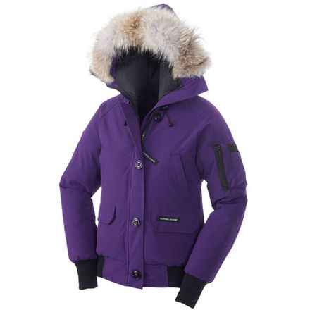 Purple canada goose bomber shop