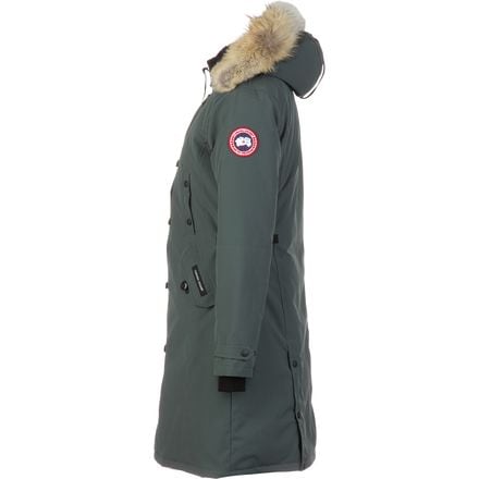 Kensington slim fit down parka with genuine coyote fur trim canada goose outlet
