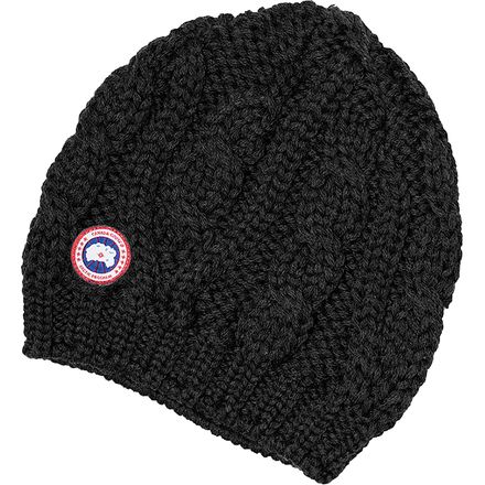 Canada Goose Merino Cable Knit Beanie - Women display picture 1