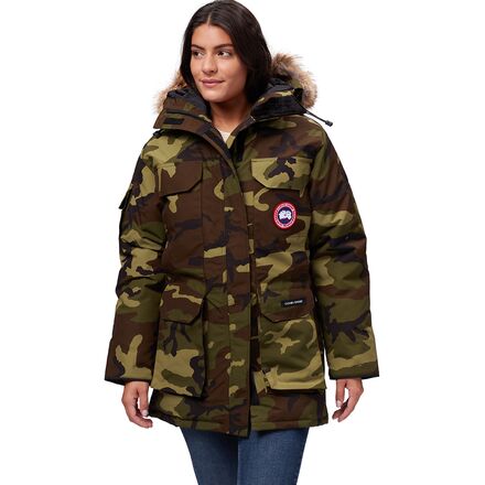 Canada Goose Expedition Down Parka - Women's Classic Camo Coastal Grey, S