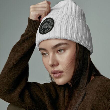 Canada Goose Black Disc Rib Toque Beanie - Accessories display picture 1