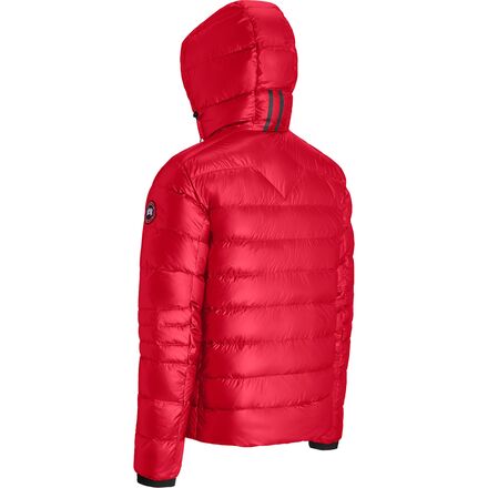 red canada goose bubble jacket