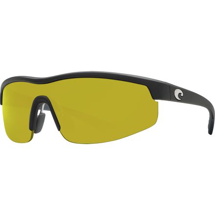 Costa Translucent Yellow Frame Sunglasses with Dark Lenses Shop Costa Del Mar Tailfin Medium Sunglasses with Matte  main image 4