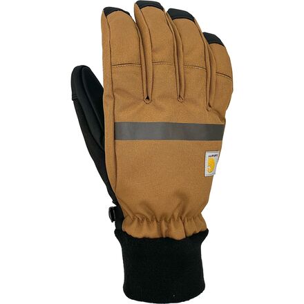 Carhartt Men s Storm Defender Insulated Fleece Cuff Glove Brown M