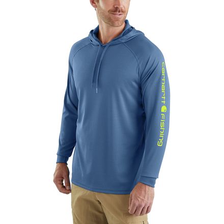 FORCE FISHING HOODED T-SHIRT L/S