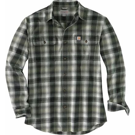 Carhartt Hubbard Flannel Long Sleeve Shirt Men s Clothing
