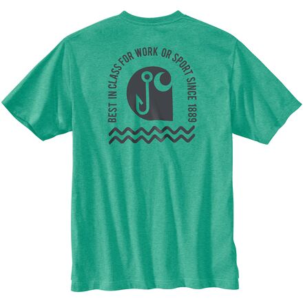 Carhartt Loose Fit HW Short-Sleeve Fishing Graphic T-Shirt - Men's
