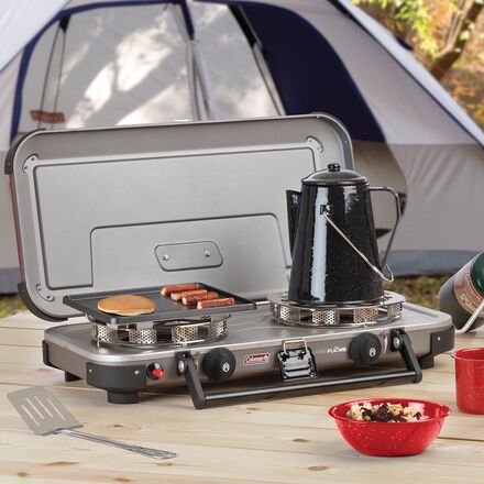 Coleman 2-Burner Fyre Champion Propane Stove - Hike u0026 Camp