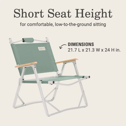 Coleman Living Collection Flat-Fold Chair - Hike & Camp