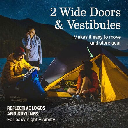 Coleman Peak1 Backpacking Tent: 3-Person 3-Season - Hike & Camp