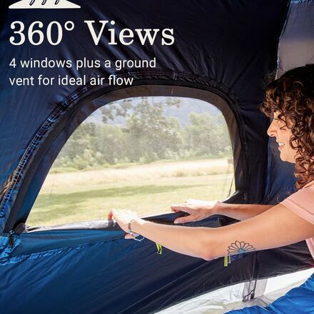 Coleman Camp Burst Dark Room Tent: 4-Person - Hike & Camp