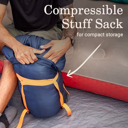 Winter Sleeping Bag For Big & Tall Adults - Cold Weather 5°C Rating, Lightweight, With Sack