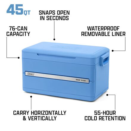 Coleman Snap-N-Go Cooler 45QT - Hike & Camp