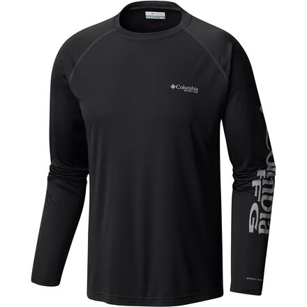 Chemise Columbia PFG Terminal Tackle Homme Manches Longues Noire/aqua - Taille XL Occasion