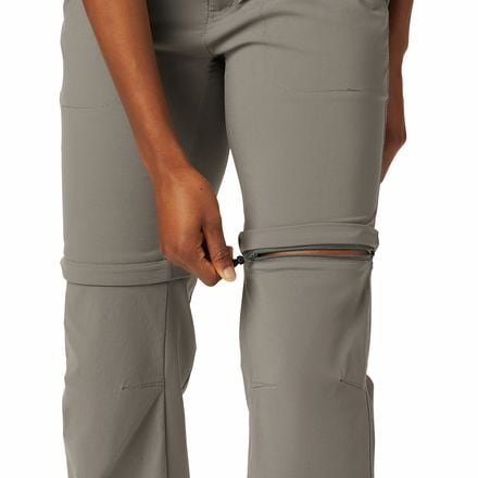 Prana $95 Halle Pants Size 4 Regular 31 Inseam Gray Convertible Roll Up  Hiking