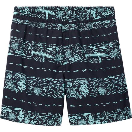 Columbia Super Backcast Boardshort Boys Black Kahawai Stripe XL