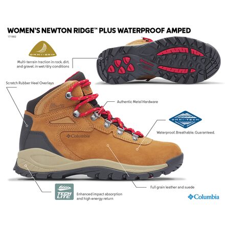 Columbia Newton Ridge Plus Waterproof Amped Hiking Boot - Women's - Footwear
