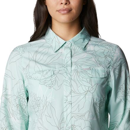 Columbia Silver Ridge Lite Plaid Long Sleeve Shirt Women s