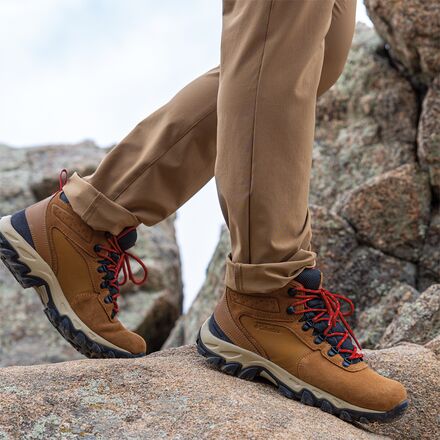 Columbia Newton Ridge Plus II Suede WP Hiking Boot Men s Footwear