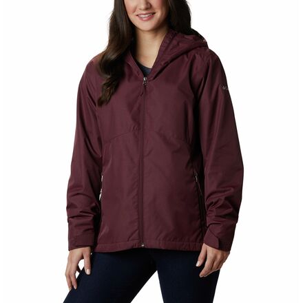 columbia maroon jacket