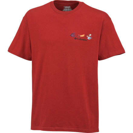 columbia periodic table of fishing lures Columbia Periodic Chart T-Shirt - Short-Sleeve - Men's
