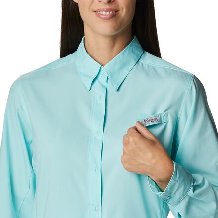 Columbia Tamiami II Long Sleeve Shirt - Women's, Gulf Stream / XS