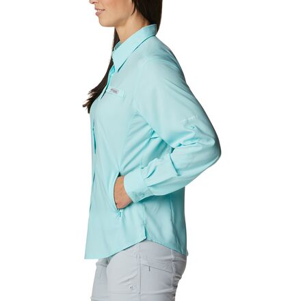 Columbia Tamiami II Long Sleeve Shirt - Women's, Gulf Stream / XS