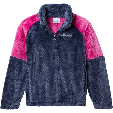 Columbia Girls' Fire Side II Half-Zip Sherpa Fleece