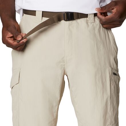 Columbia Silver Ridge – Pantaloncini Cargo Stampa Mimetico Uomo, Asciugatura Rapida, Protezione Solare UPF 50, Cintura Inclusa