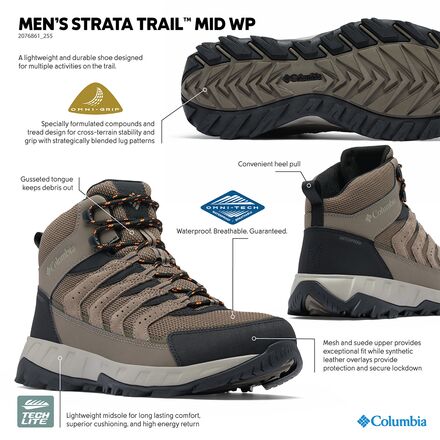 Columbia Strata Trail WP Hiking Boot - Men's - Footwear