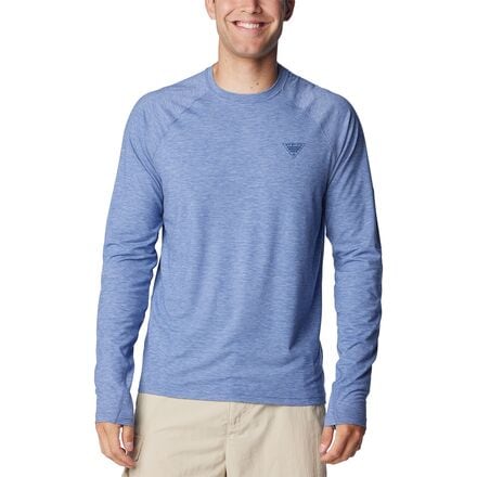 Columbia PFG Uncharted Long-Sleeve Shirt - Men's Bluebell Heather, M