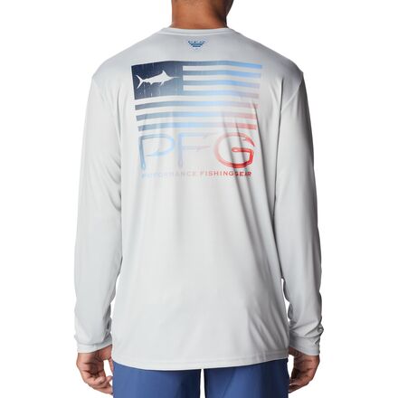 Columbia Terminal Tackle PFG Fish Star Long-Sleeve Shirt - Men's