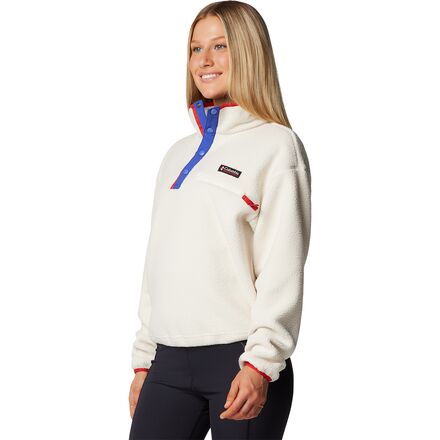 Columbia Helvetia II Cropped 1/2-Snap Fleece Pullover - Women's