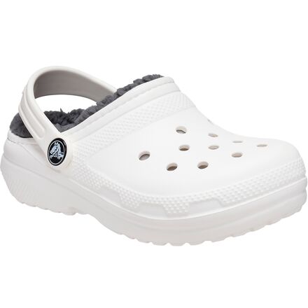 White crocs with fur inside hotsell