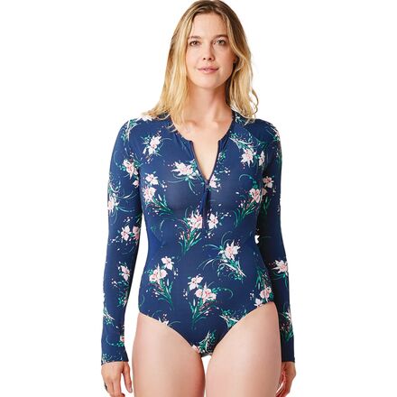 Carve Designs All Day Long-Sleeve One-Piece Swimsuit - Women's