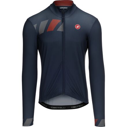 Castelli Pisa Limited Edition Thermal Jersey Men s Belgian Blue Gunmetal Gray Iron XL