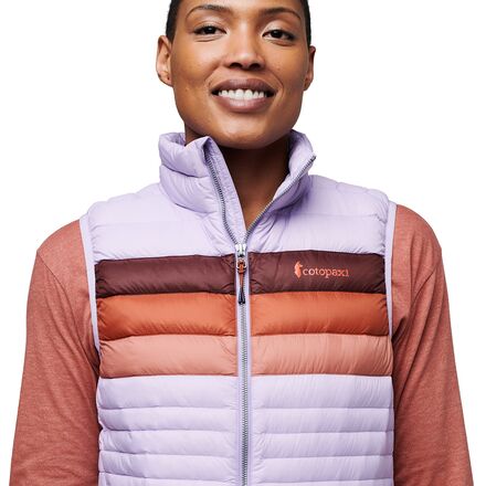 Cotopaxi Fuego Down Vest - Women's Thistle Stripes, M