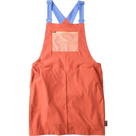 women orange overall dress Cotopaxi Tolima Overall Dress