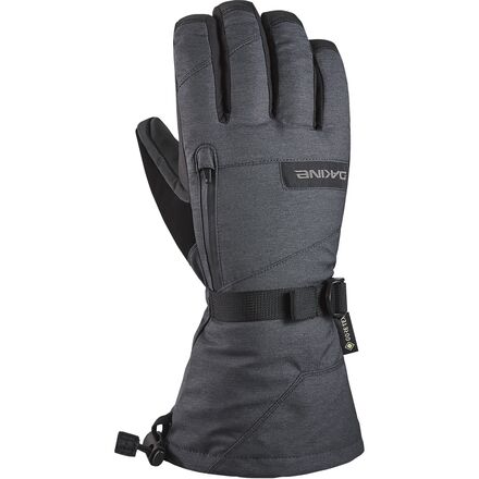 Black Dakine Leather Titan Gore-Tex Men's Ski Gloves 