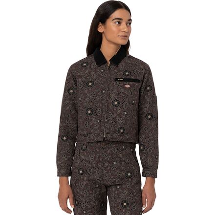 Dickies Ellis Jacket - Women's Floral on Canvas Dark Base, M