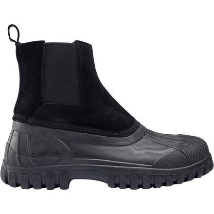 Diemme Balbi ブラックスエード✖️ラバー 43 DIEMME Diemme Balbi Suede and Rubber Chelsea Boots | REVERSIBLE