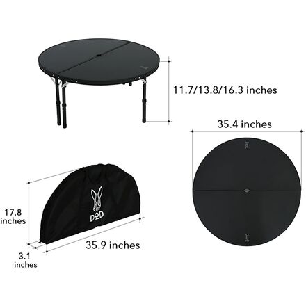DOD Outdoors Ichi One Pole Tent Table - Hike & Camp